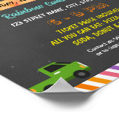 Poster Touchez un camion de collecte de fonds modifiable (Coin)