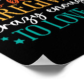 Poster Tough Enough To Be A Caregiver Crazy To Love It (Coin)