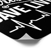 Poster Tough Girls Save Lives Ems Paramedic Emt Stethosco (Coin)