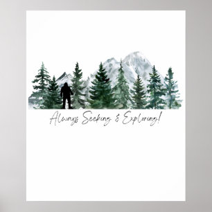 Poster Toujours à la recherche et à la découverte de Sasq