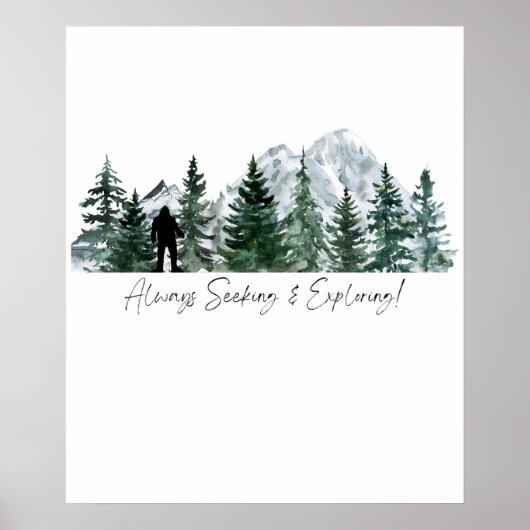 Poster Toujours à la recherche et à la découverte de Sasq (Devant)