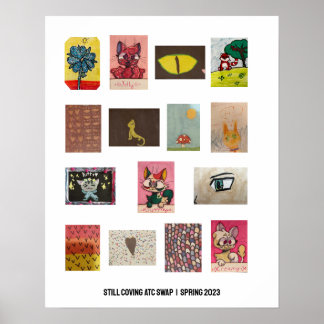 Poster Toujours à l'écoute du swap ATC Printemps 2023 - E