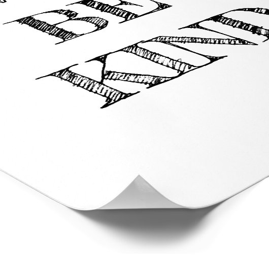 Poster Toujours Be Kind (Coin)