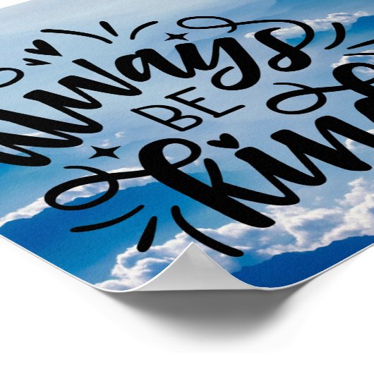 Poster Toujours Be Kind (Coin)