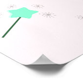 Poster Toujours croire en la magie - Fée magique Arc-en-c (Coin)