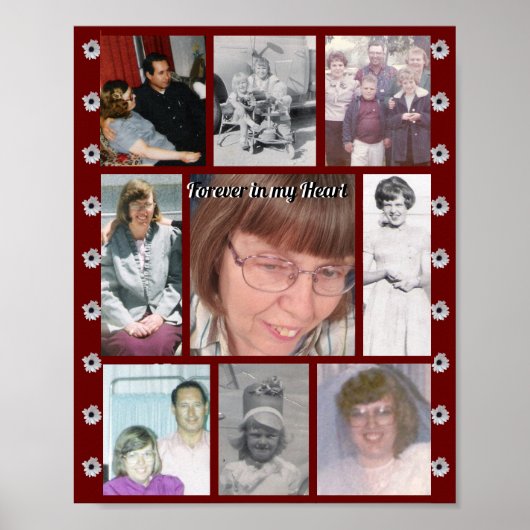 Poster Toujours Dans Mon Coeur Neuf Photo Red Daisy (Devant)