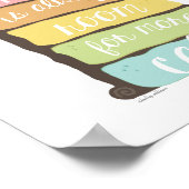 Poster Toujours de la place pour l'impression d'art pâtis (Coin)