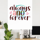Poster  | Toujours Et Pour Toujours (Bureau à domicile)