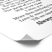 Poster Toujours et toujours Aimer Toi Maman (Coin)