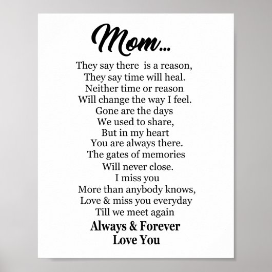 Poster Toujours et toujours Aimer Toi Maman (Devant)