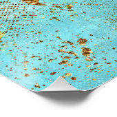 Poster Toujours être une sirène - or parties scintillant  (Coin)