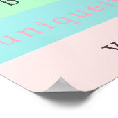 Poster Toujours être unique Citation de la position d'ins (Coin)