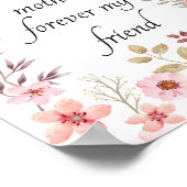 Poster Toujours ma mère pour toujours mon ami Mur Imprime (Coin)