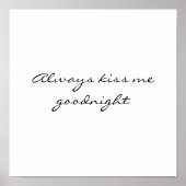 Poster Toujours m'embrasser (Devant)