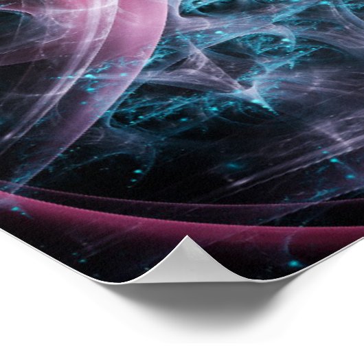 Poster Toujours penser positif (Coin)