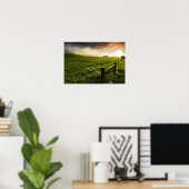 Poster Toujours plus vert de l'autre côté (Bureau à domicile)