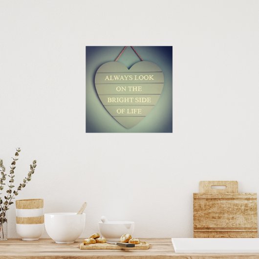 Poster Toujours regarder le bon côté de la vie (Cuisine)