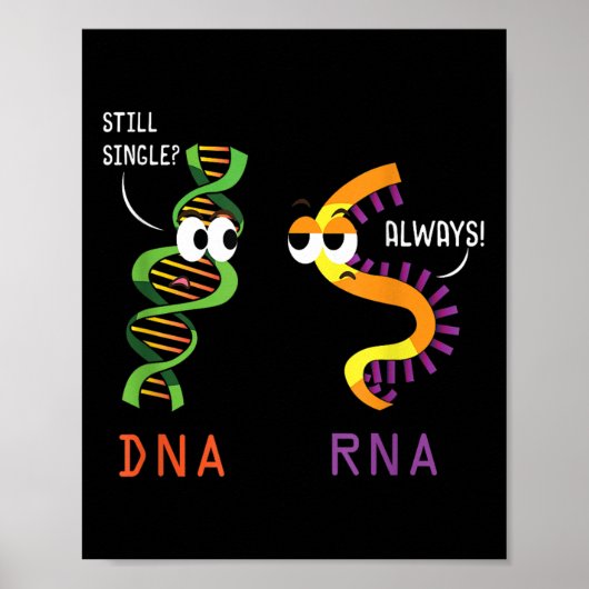 Poster Toujours Une Adn Unique Rna Toujours La Science Dr (Devant)
