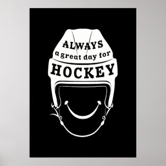 Poster Toujours une grande journée pour le hockey