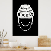 Poster Toujours une grande journée pour le hockey (Cuisine)