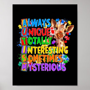 Poster Toujours Unique Totalement Intéressant Parfois Mys