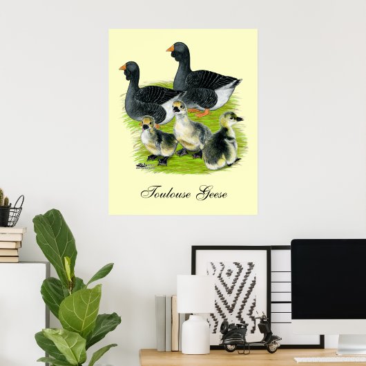 Poster Toulouse Goose (Bureau à domicile)