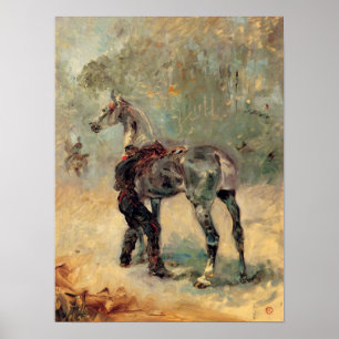 Poster Toulouse-Lautrec - Artilleryman et son cheval