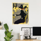 Poster Toulouse Lautrec : Divan Japonais (music hall) (Bureau à domicile)