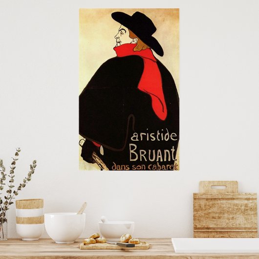 Poster toulouse lautrec imprimer (Cuisine)
