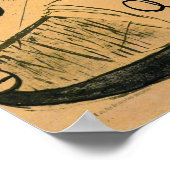 Poster Toulouse-Lautrec - Jane Avril (Coin)