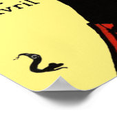 Poster Toulouse Lautrec - Jane Avril (Coin)