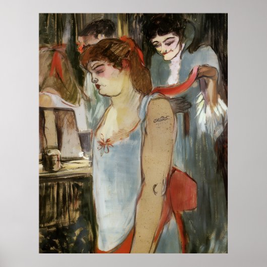 Poster Toulouse-Lautrec - La Femme Tatouée (Devant)