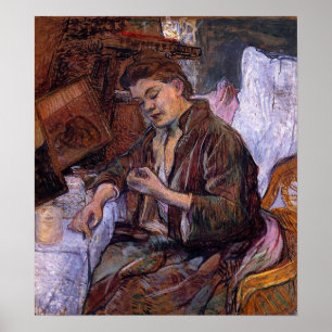 Poster Toulouse-Lautrec - La Toilette Madame Fabre 1891