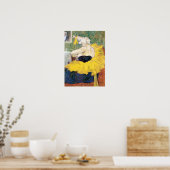 Poster Toulouse-Lautrec - Le Clowness Cha U Kao (Cuisine)