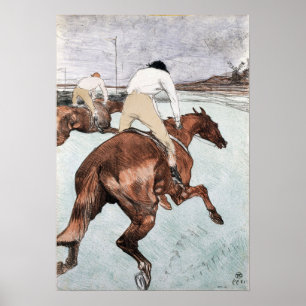 Poster Toulouse-Lautrec - Le Jockey