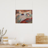 Poster Toulouse-Lautrec - Le Lit (Cuisine)