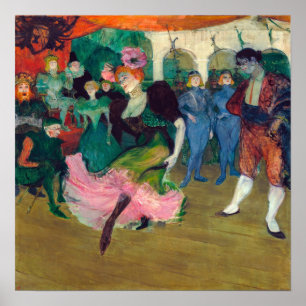 Poster Toulouse-Lautrec - Marcelle Lender, Danse Bolero