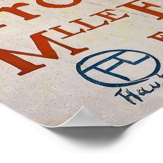 Poster Toulouse-Lautrec - Troupe de Mlle Eglantine (Coin)