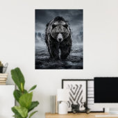 Poster Toundra de l'ours tacheteur (Bureau à domicile)