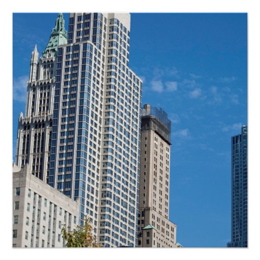 Poster Tour Barclay Manhattan New York City (Devant)