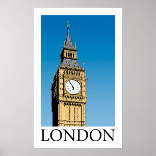 Poster Tour Big Ben Horloge
