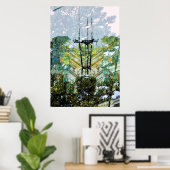 Poster tour camouflée (Bureau à domicile)