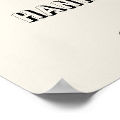 Poster Tour Champange Mariage de bienvenue de Hannah (Coin)