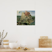 Poster Tour de Babel, 1563 (huile sur panneau) (Cuisine)