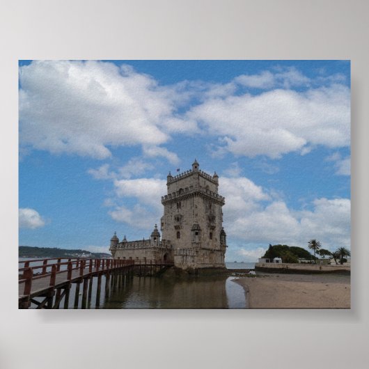 Poster Tour de Belem à Lisbonne (Devant)