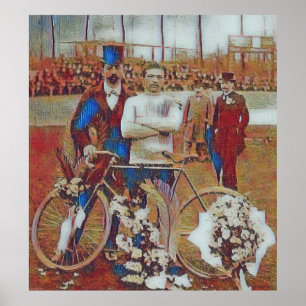 Poster Tour De France 1903 Vainqueur Maurice Garin Numéri