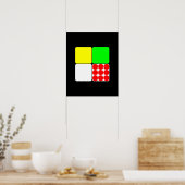 Poster Tour de France Jerseys 3 Noirs (Cuisine)