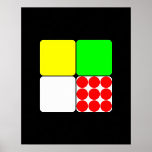 Poster Tour de France Jerseys 3 Noirs