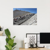Poster tour de France sommet Ventoux (Bureau à domicile)