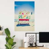 Poster Tour de garde | South Beach, Miami (Bureau à domicile)